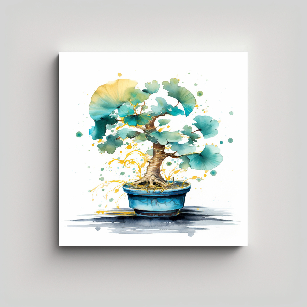 pintura-de-pared-estilo-galer-a-ginkgo-biloba-bons-i-turquesa-y-dorado-abs