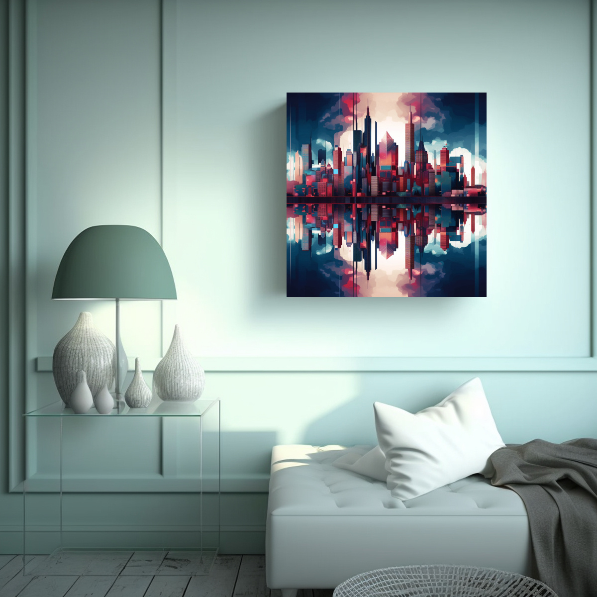 pintura-decorativa-abstracta-de-lienzo-con-tem-tica-de-formaci-n-de-ciudad-digital-geom-trica-en-el-estilo-1-1