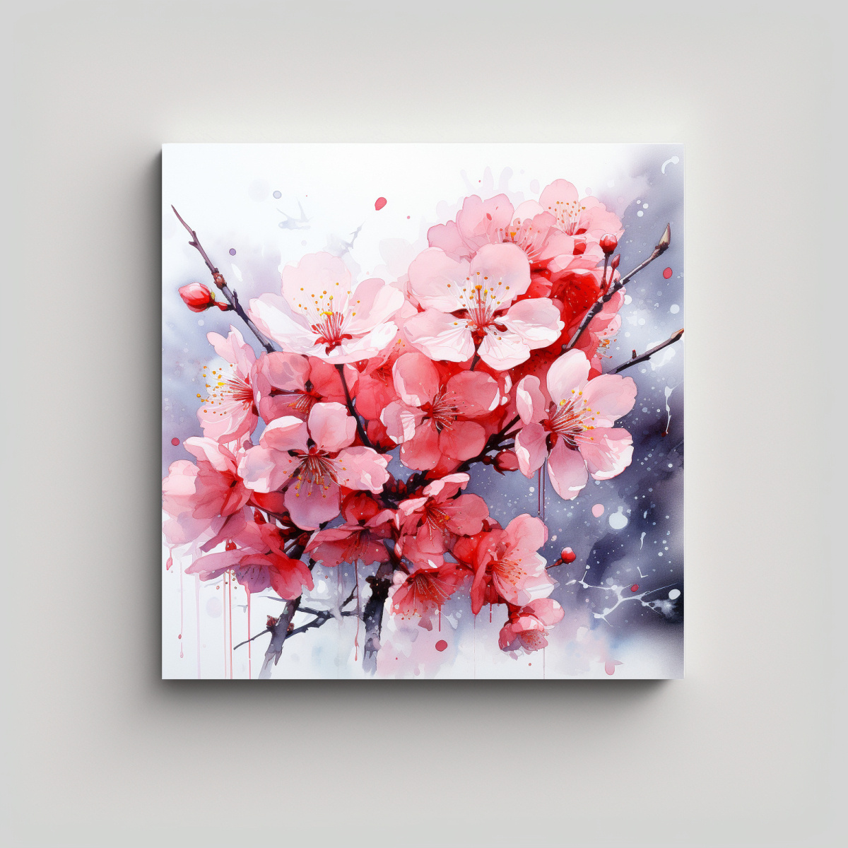 pintura-decorativa-abstracta-de-lienzo-hermoso-impactante-colores-cerezo-y-sakura-rojo-y-naranja