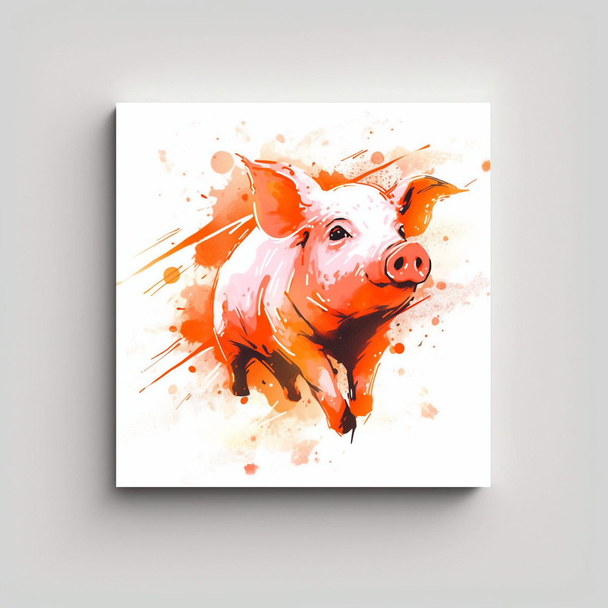 pintura-decorativa-arte-vanguardia-sal-n-a-cerdos-en-colores-naranjas-neo-pop-art-en-el-estilo-de-medi