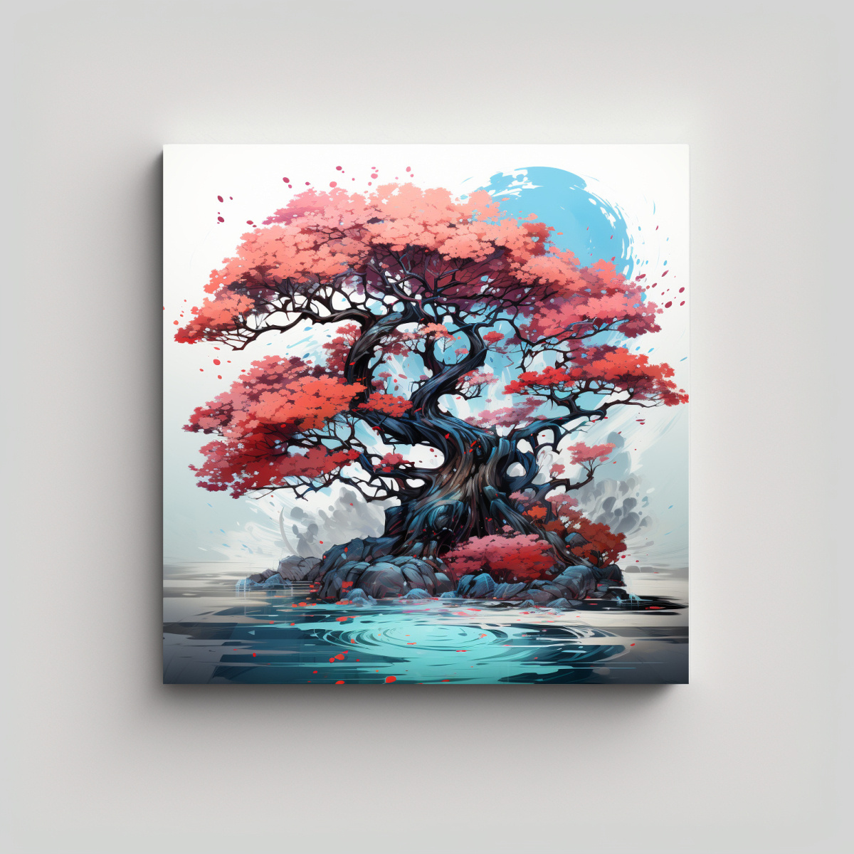 pintura-decorativa-canva-vanguardia-obra-maestra-un-rbol-de-enebro-en-colores-rojo-y-turquesa-atmos-neonoir-