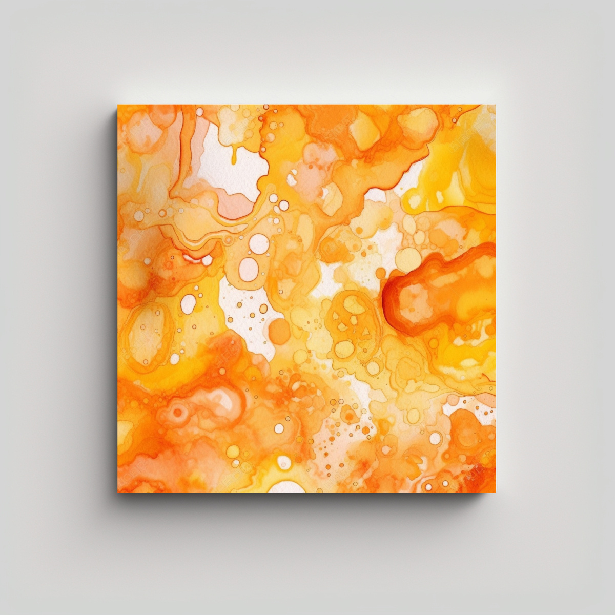 pintura-decorativa-con-fondo-de-acuarela-naranja-m-gico