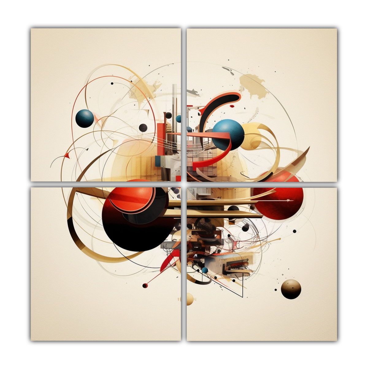 pintura-decorativa-cuatro-artes-inspirador-urbano-tech-cuadro-atractor-extra-o-universo-bauhaus