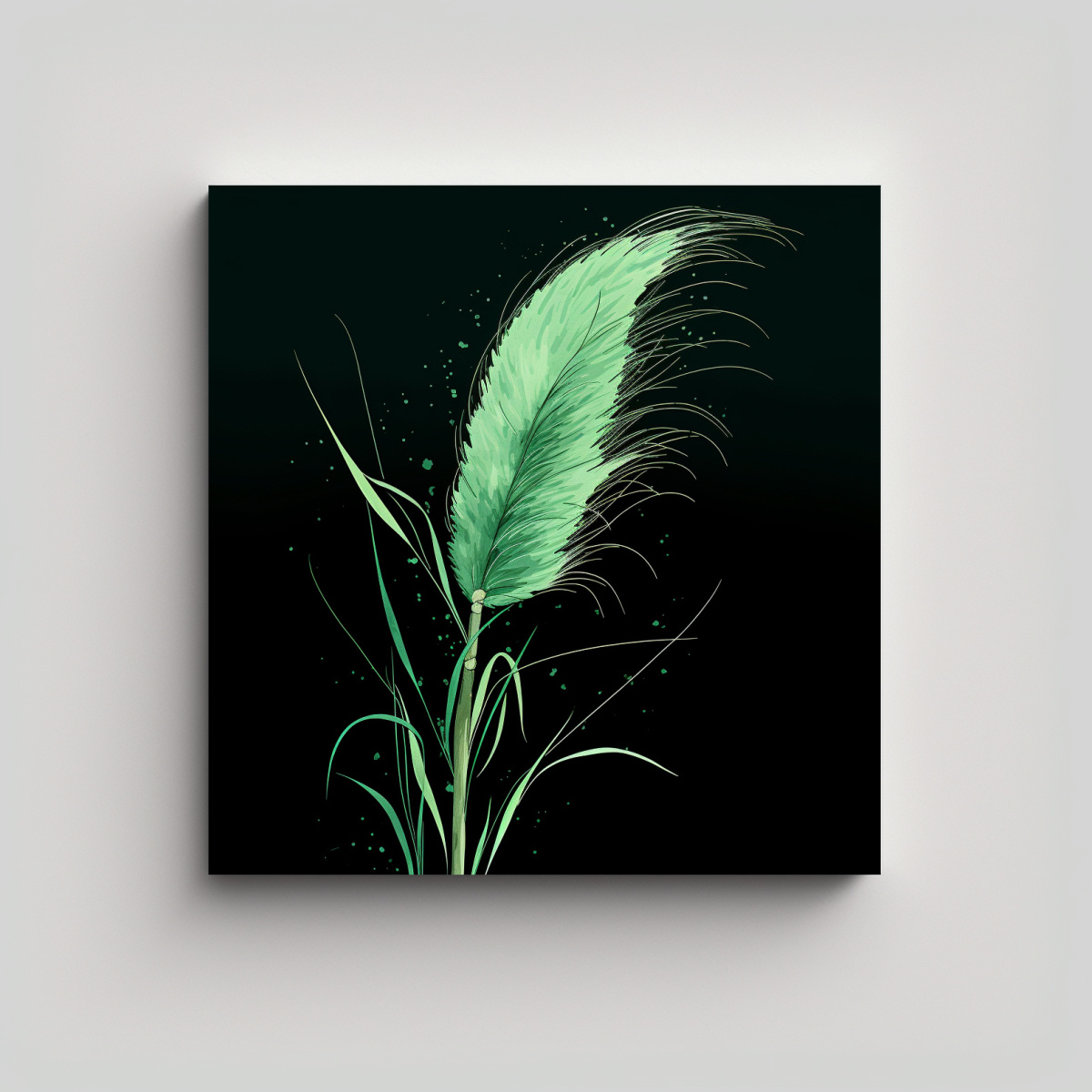 pintura-decorativa-de-composici-n-de-arte-fino-armon-a-de-colores-de-hierba-de-las-pampas-en-verde-y-negro-atmosfera-neonoir-