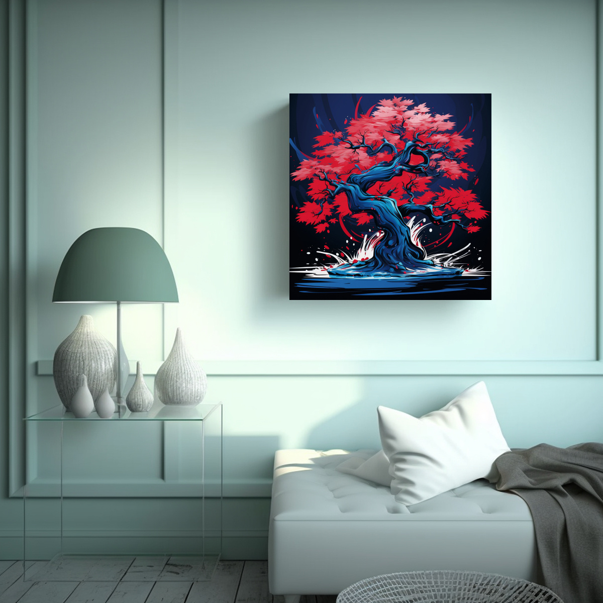 pintura-decorativa-de-un-bons-i-en-colores-rojo-y-azul-con-atm-sfera-neonoir-intensa-1-1