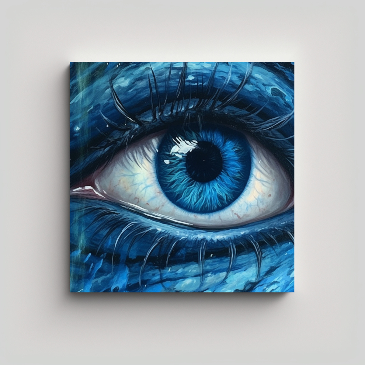 pintura-decorativa-en-primer-plano-de-ojos-de-bruja-brillando-azul-lienzo-hermoso-habitaci-n