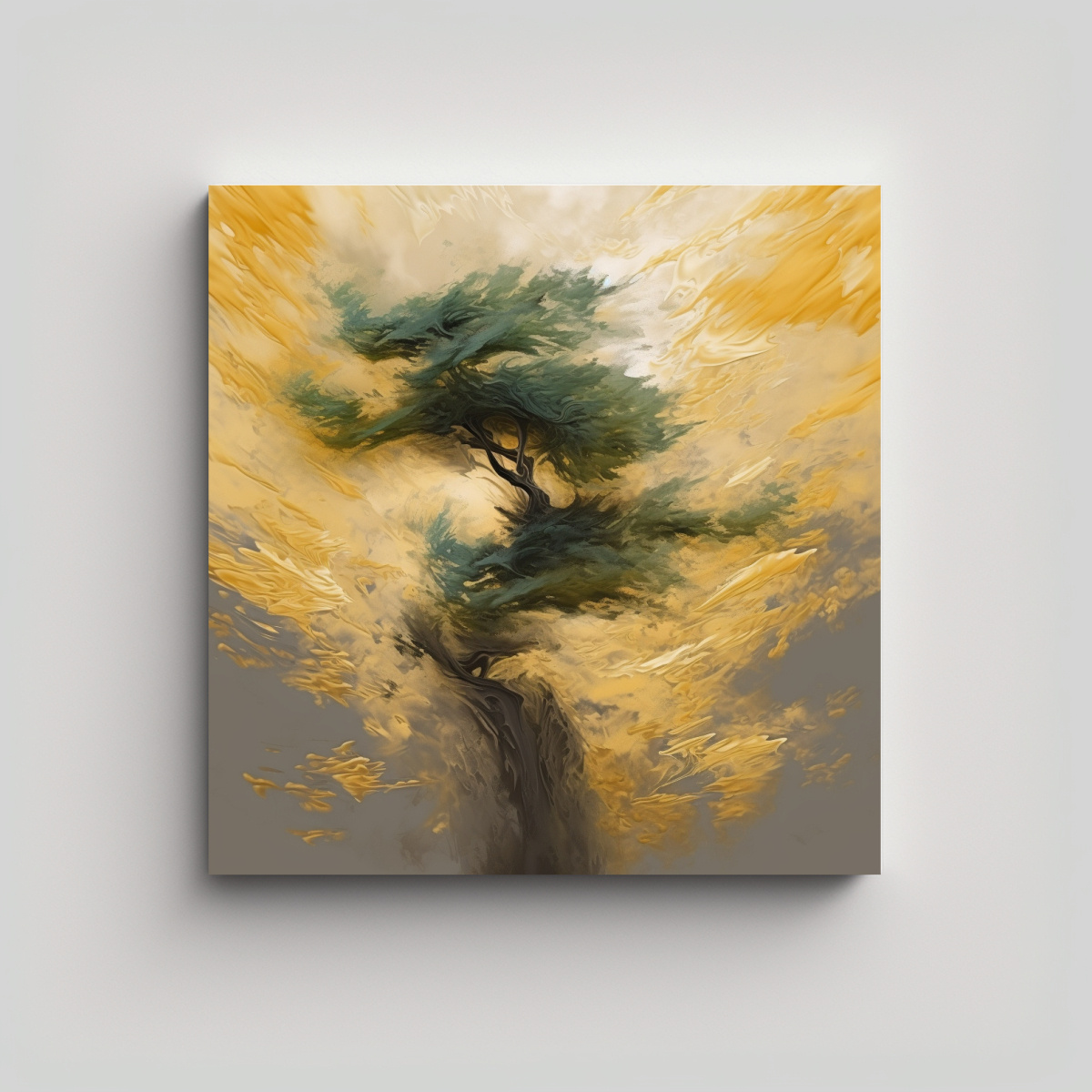 pintura-decorativa-lienzo-abstracci-n-sal-n-rbol-de-pino-abstracto-pinceladas-finas-en-verde-y-dorado