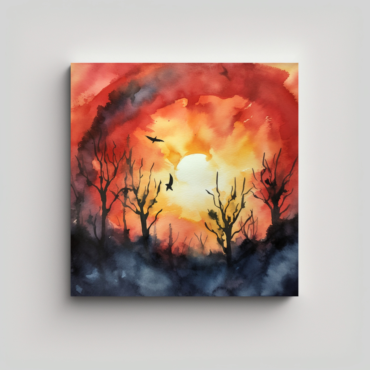 pintura-en-bastidor-con-patr-n-de-intensa-creatividad-y-acuarela-del-atardecer-sin-contorno