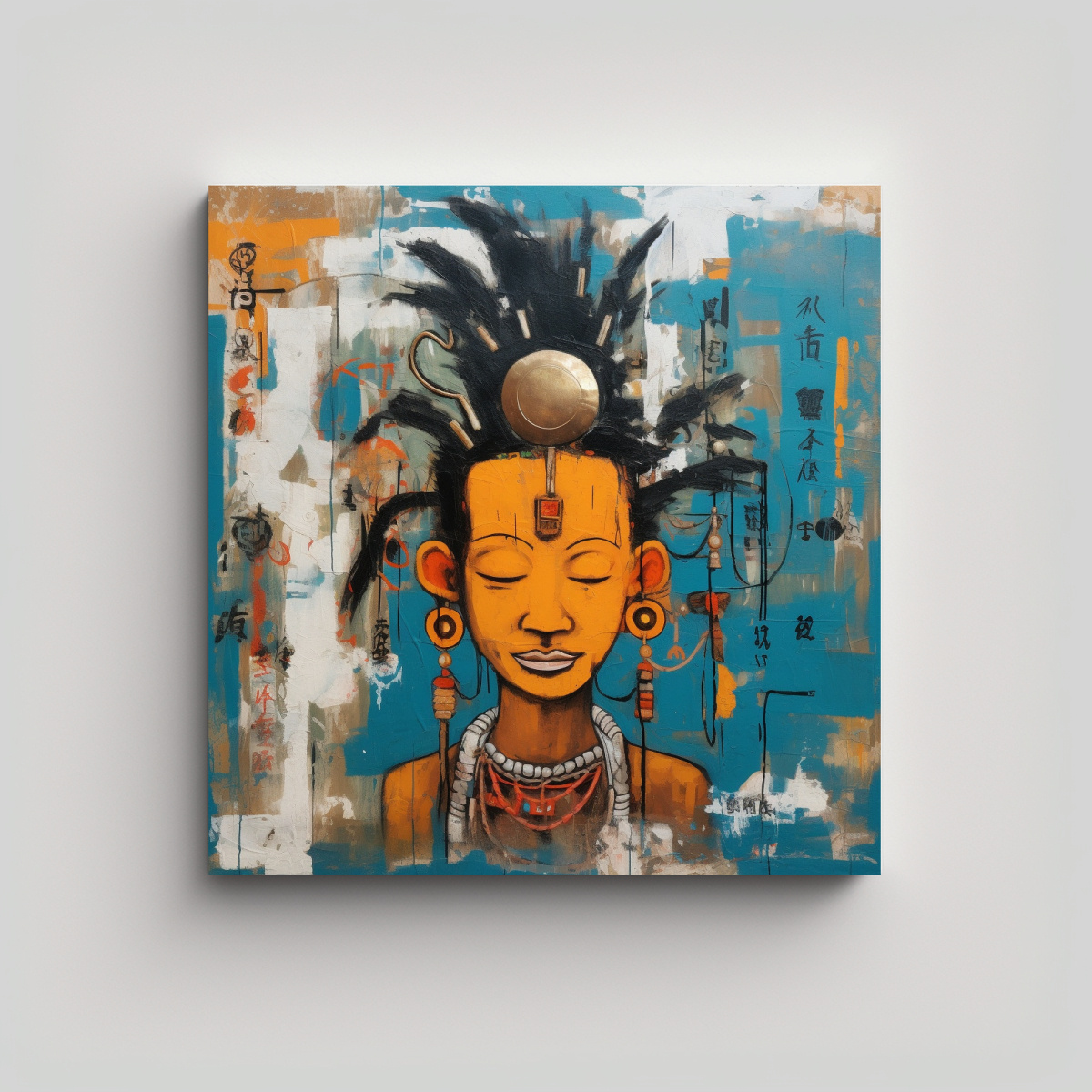 pintura-en-bastidor-detalles-intrincados-de-la-deidad-budista-y-la-leyenda-de-milarepa-estilo-de-decoraci-n-