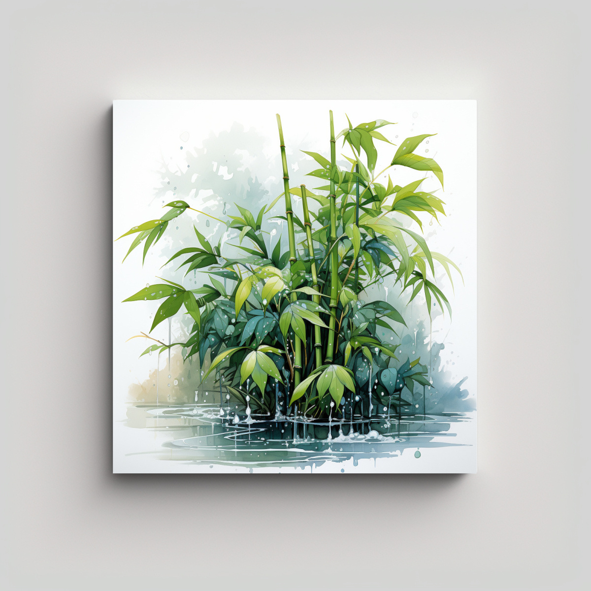 pintura-en-bastidor-expresi-n-profundidad-de-hojas-de-bamb-en-colores-acuarela-con-atm-sfera-neonoir