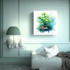 pintura-en-lienzo-creativa-con-finas-l-neas-de-ginkgo-biloba-en-colores-verde-y-turquesa-ab-1