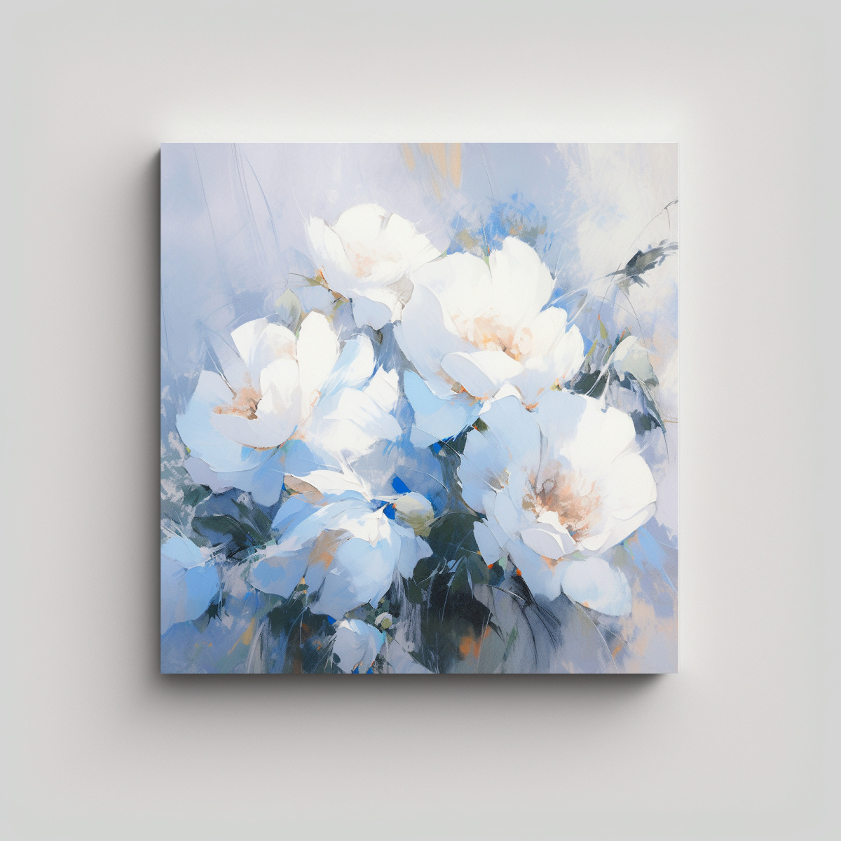 pintura-en-lienzo-de-detalles-espectaculares-flores-blancas-y-azules-en-la-decoraci-n-de-la-pintura-