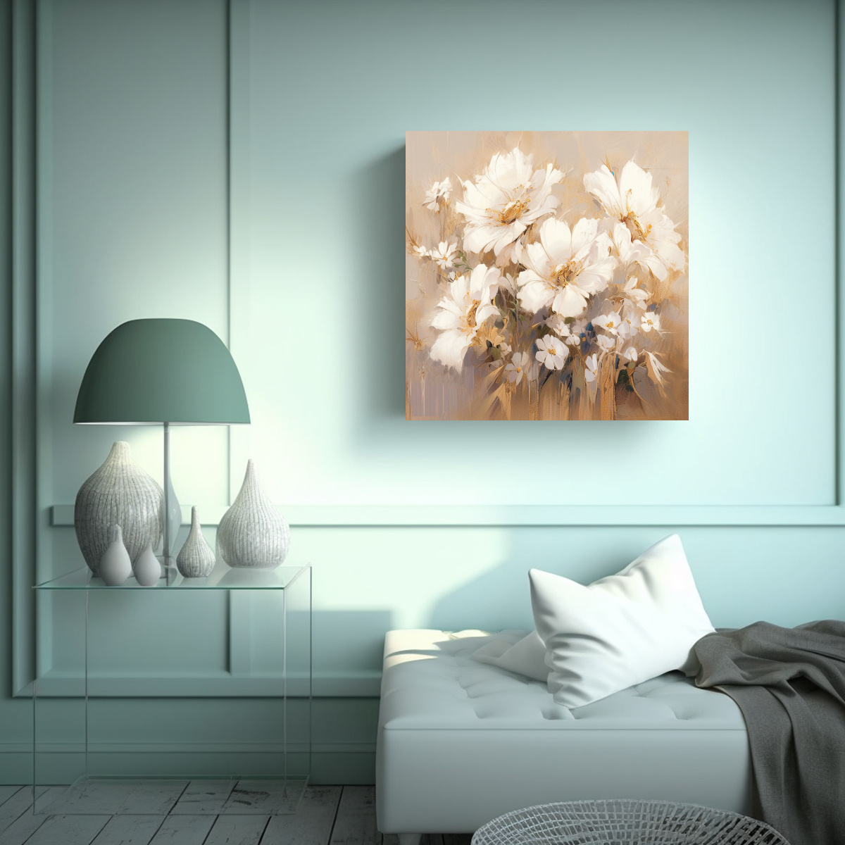 pintura-en-lienzo-de-flores-en-colores-blanco-y-dorado-en-el-arte-moderno-1