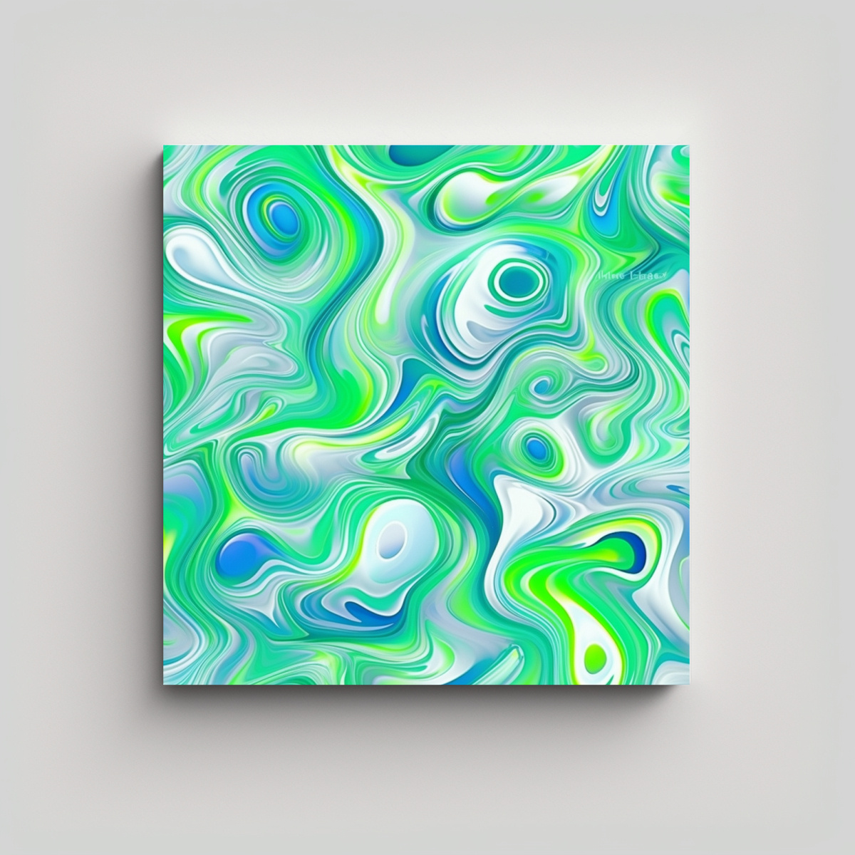 pintura-en-lienzo-enigm-tica-espectacular-en-forma-de-elipse-llena-de-l-quidos-verdes-