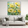 pintura-en-lienzo-estilo-galer-a-de-flores-amarillas-y-verdes-en-decoraci-n-1-1