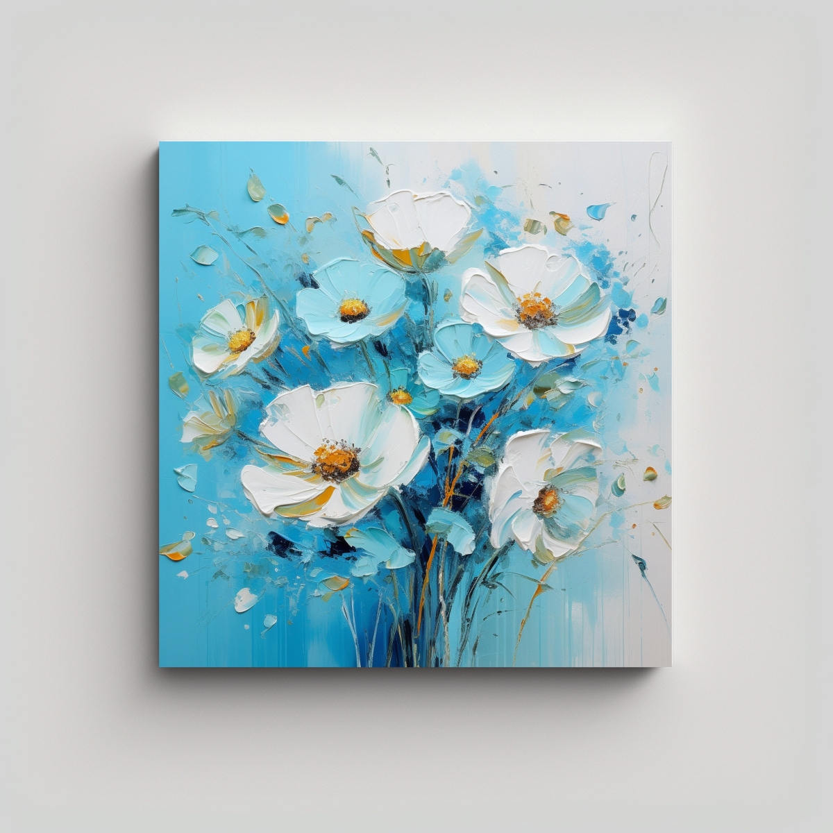 pintura-en-tela-espectacular-tem-tica-turquesa-y-azul-con-flores-sobre-lienzo-en