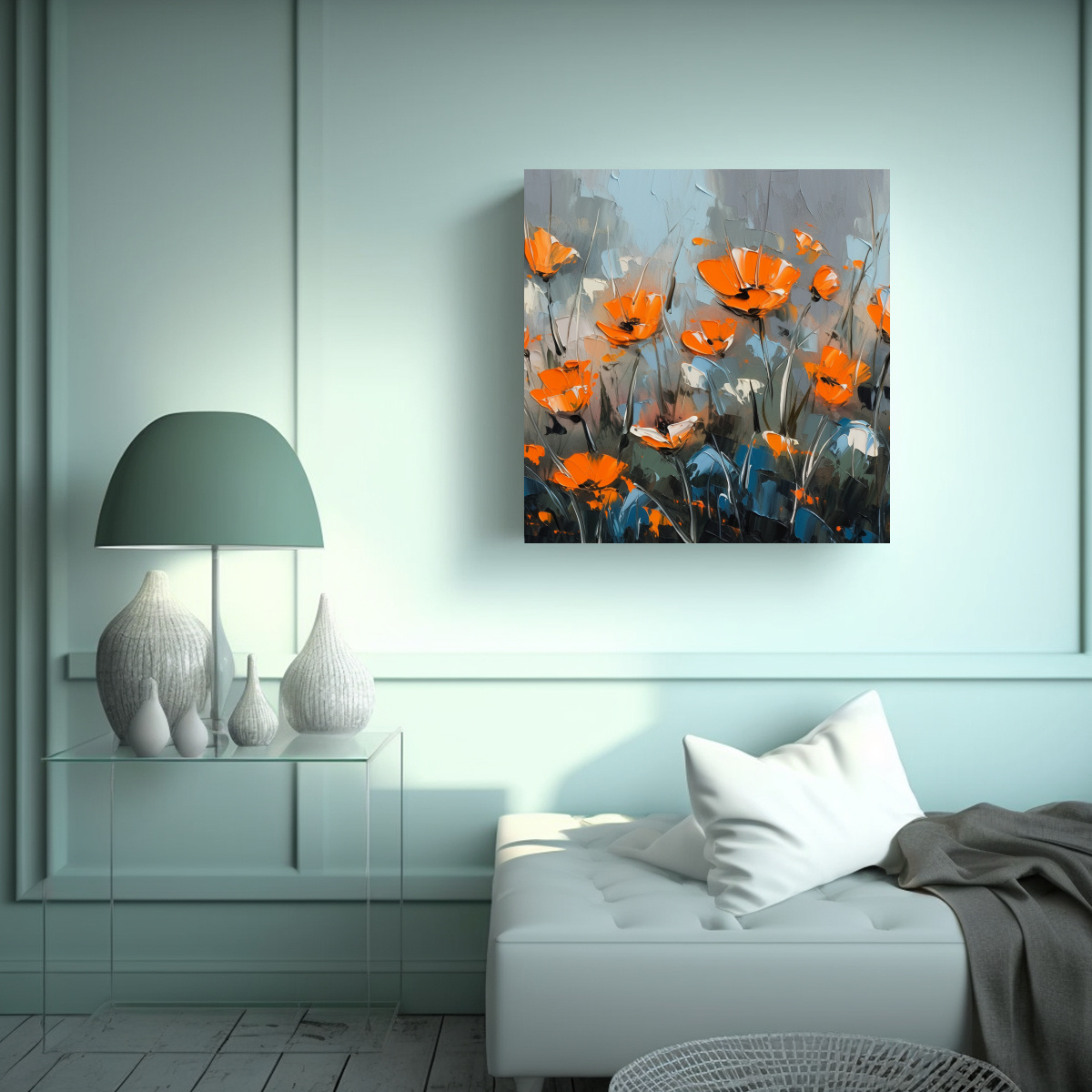 pintura-espectacular-de-escena-en-colores-naranja-y-negro-en-lienzo-1