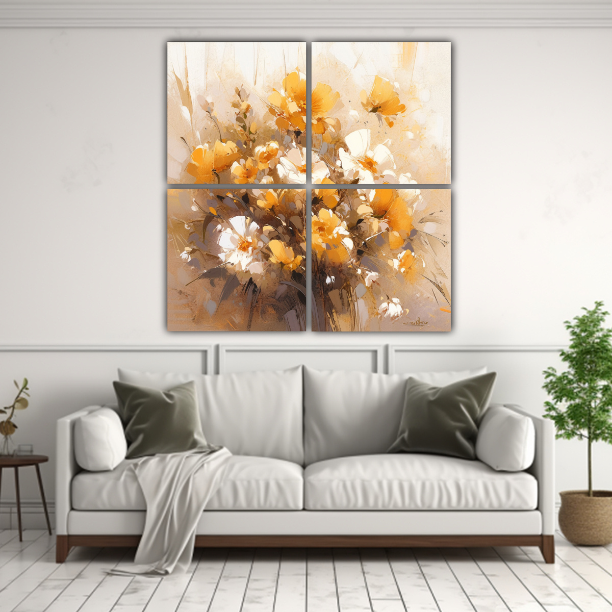 pintura-floral-amarilla-y-dorada-en-lienzo-arte-refinado-1-1