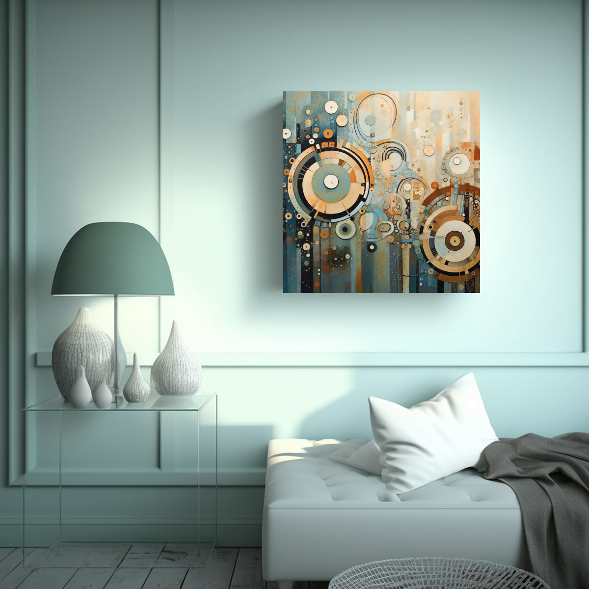 pintura-lienzo-abstracci-n-de-relojes-infinitos-en-tonos-apagados-1