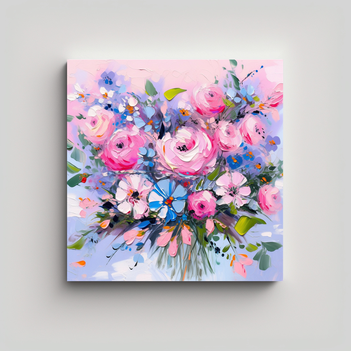 pintura-lienzo-escena-floral-rosa-y-azul-para-decoraci-n