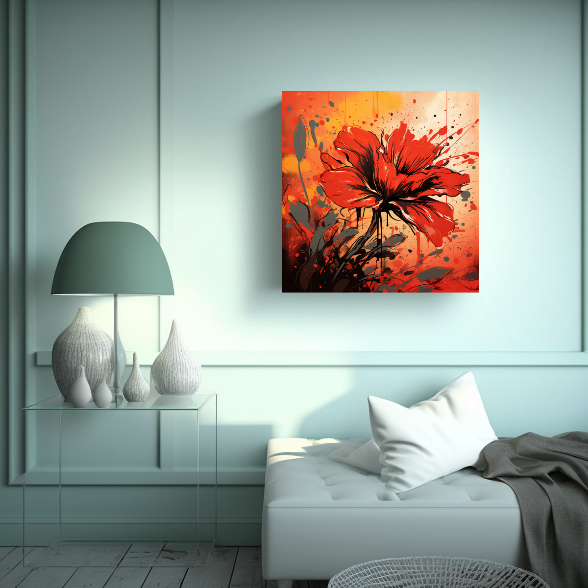 pintura-lineal-red-orange-en-atm-sfera-neonoir-1