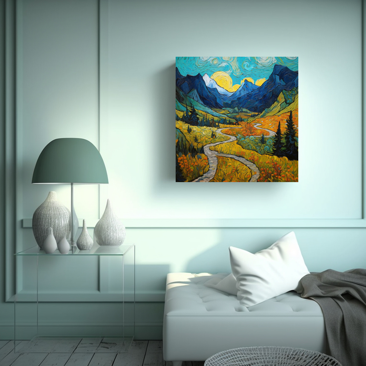 pintura-original-naturaleza-de-la-monta-a-por-van-gogh-1