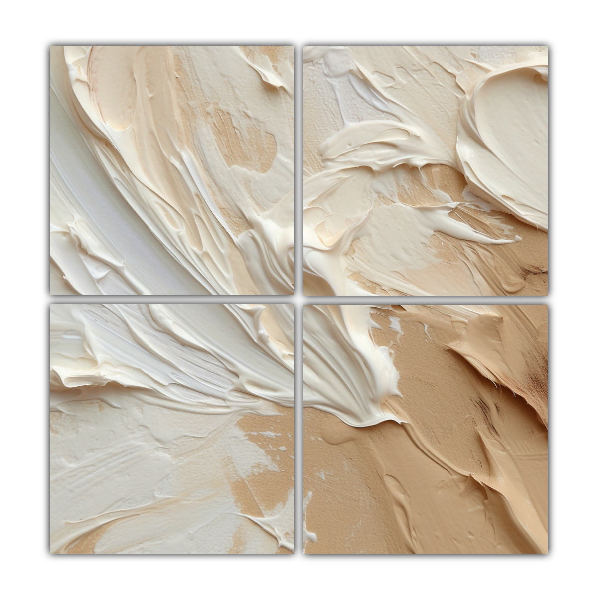 pintura-textura-blanco-beige-alta-definici-n-exposici-n-cuatro-cuadros