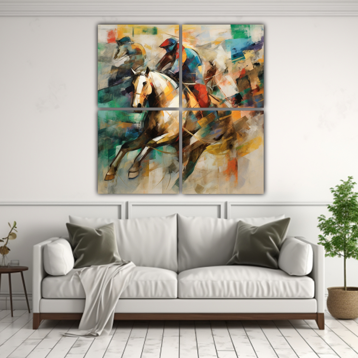 pinturas-abstractas-de-carreras-de-caballos-juveniles-1