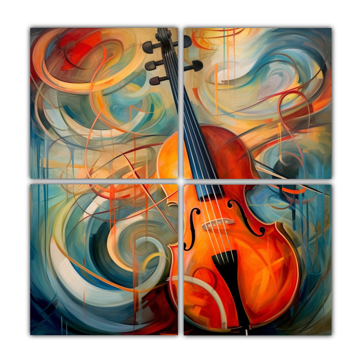 pinturas-abstractas-de-cuerdas-entrelazadas-para-dormitorio-4-telas-estilo-galer-a-en-bastidor-