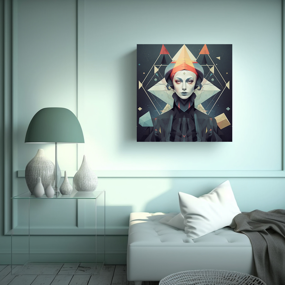 pinturas-de-arte-de-pared-combinaci-n-king-con-l-neas-finas-alien-gena-geom-trico-bruja-1