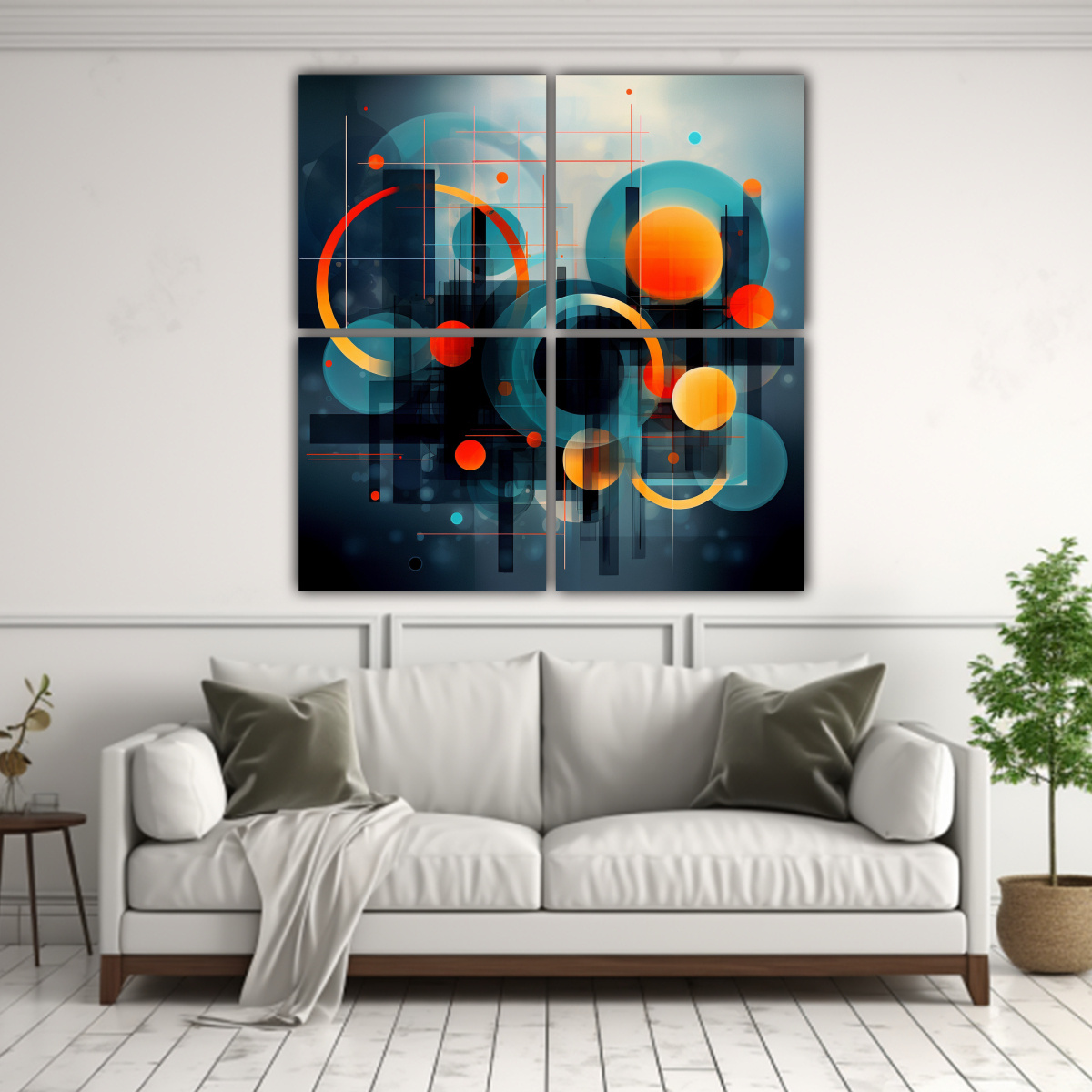 pinturas-de-decoraci-n-abstractas-transparentes-de-rect-ngulos-y-c-rculos-neon-de-cuatro-artes-para-cocina-1