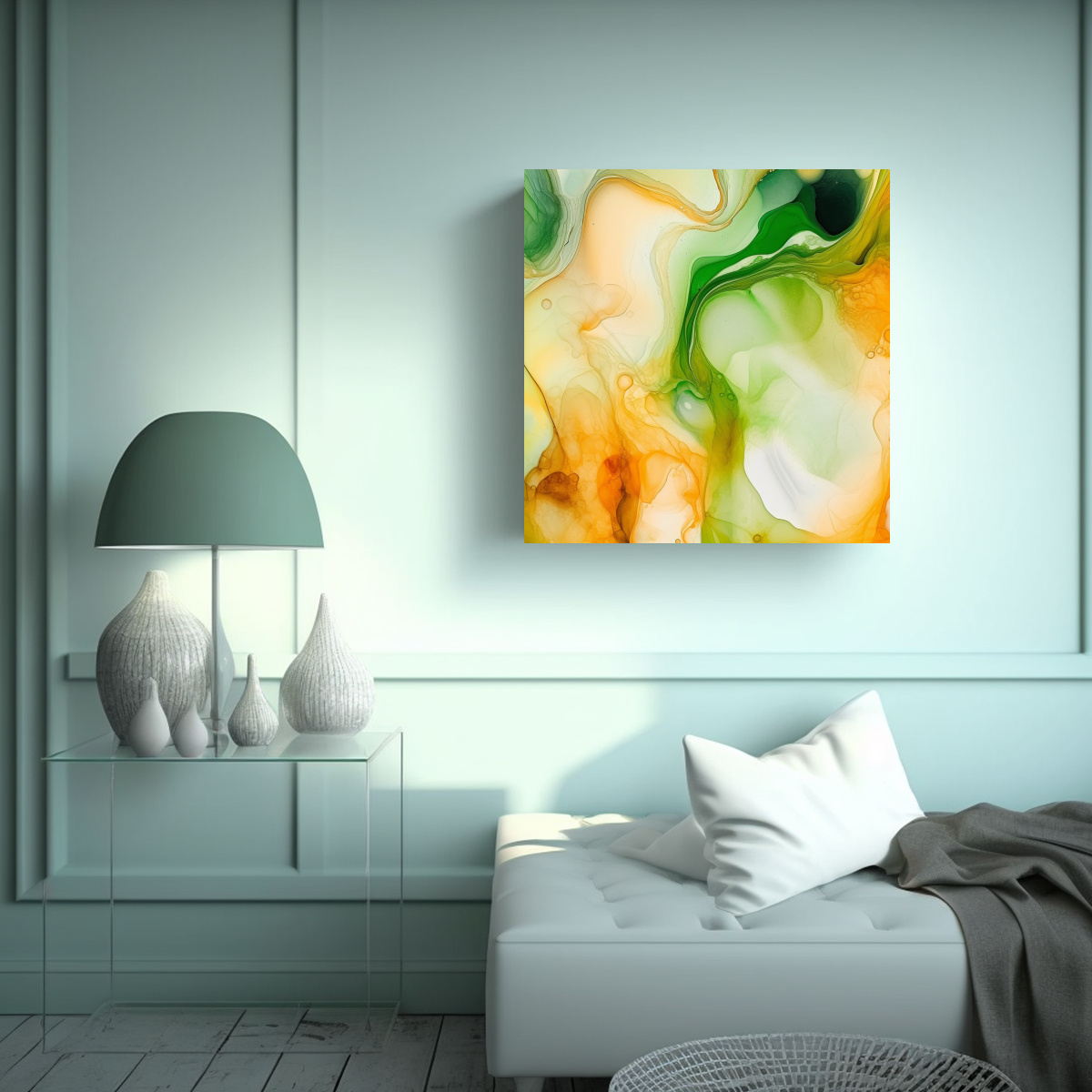 pinturas-de-decoraci-n-con-composici-n-equilibrada-en-m-rmol-verde-claro-y-salpicaduras-de-naranja-1-1