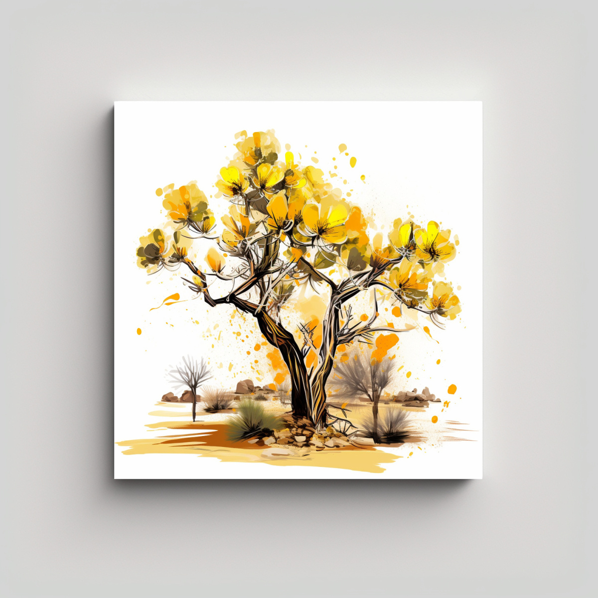 pinturas-de-decoraci-n-de-ambiente-neonoir-en-colores-amarillos-en-arte-imagen-ba-o-de-joshua-tree