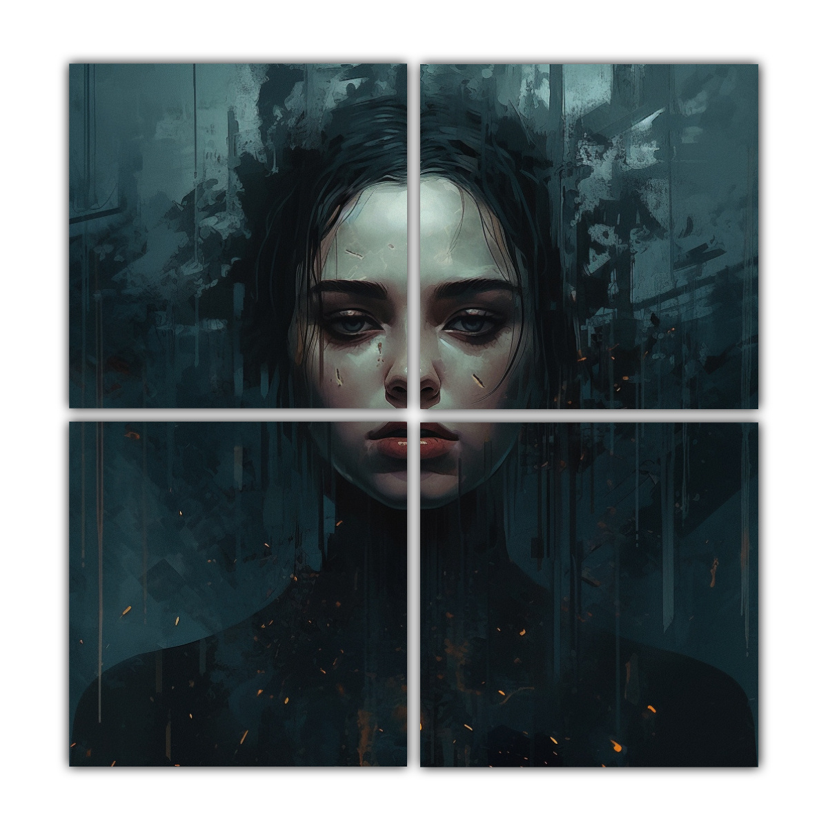 pinturas-de-pared-estilo-galer-a-intenso-hate-cuatro-artes