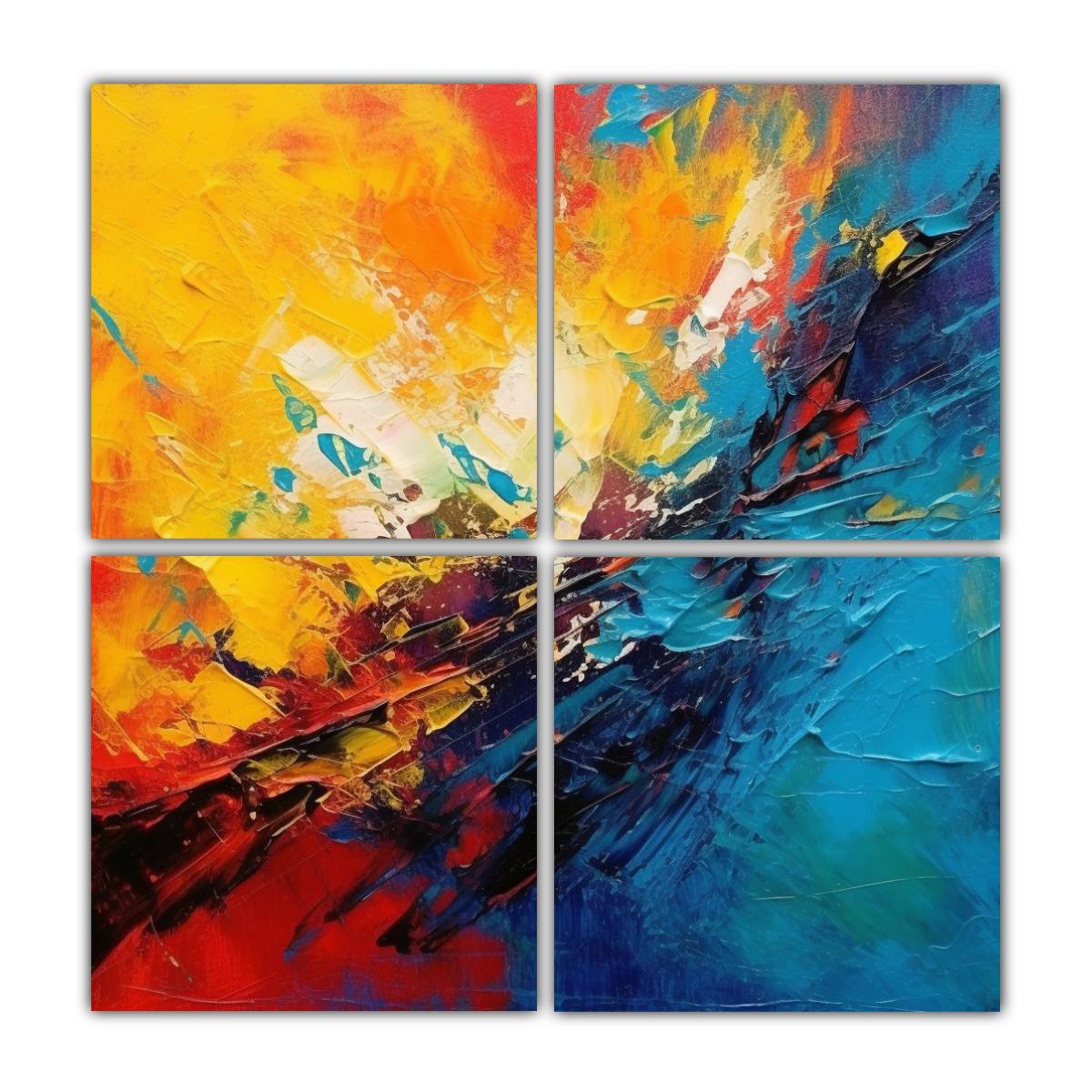 pinturas-decorativas-abstractas-en-bastidor-con-telas-vibrantes