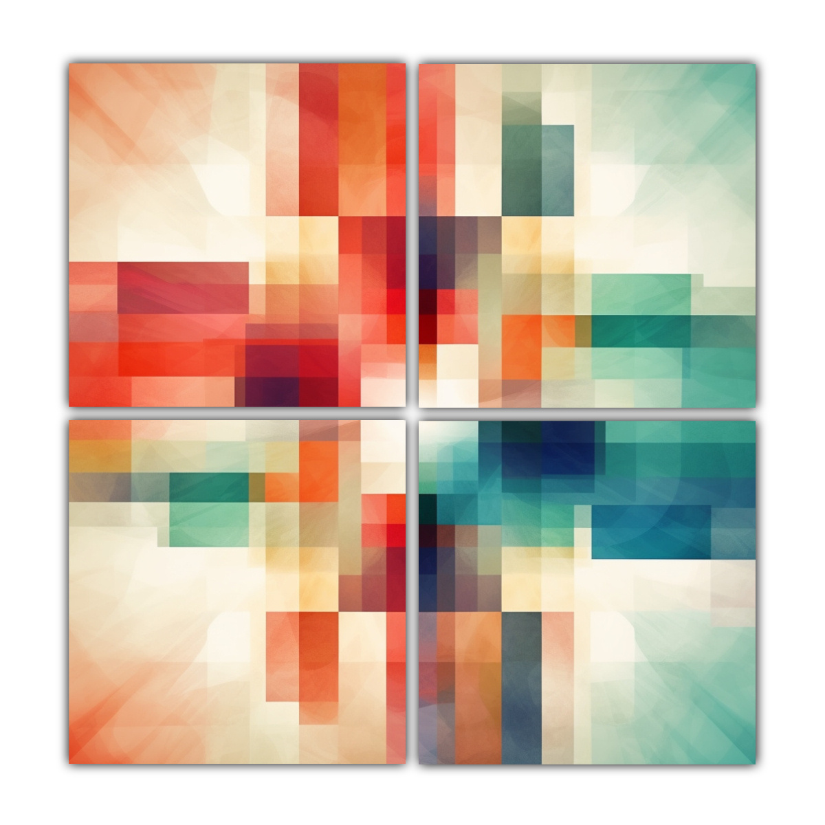 pinturas-decorativas-abstractas-geom-tricas-de-colores-estrellados-en-fondo-blanco