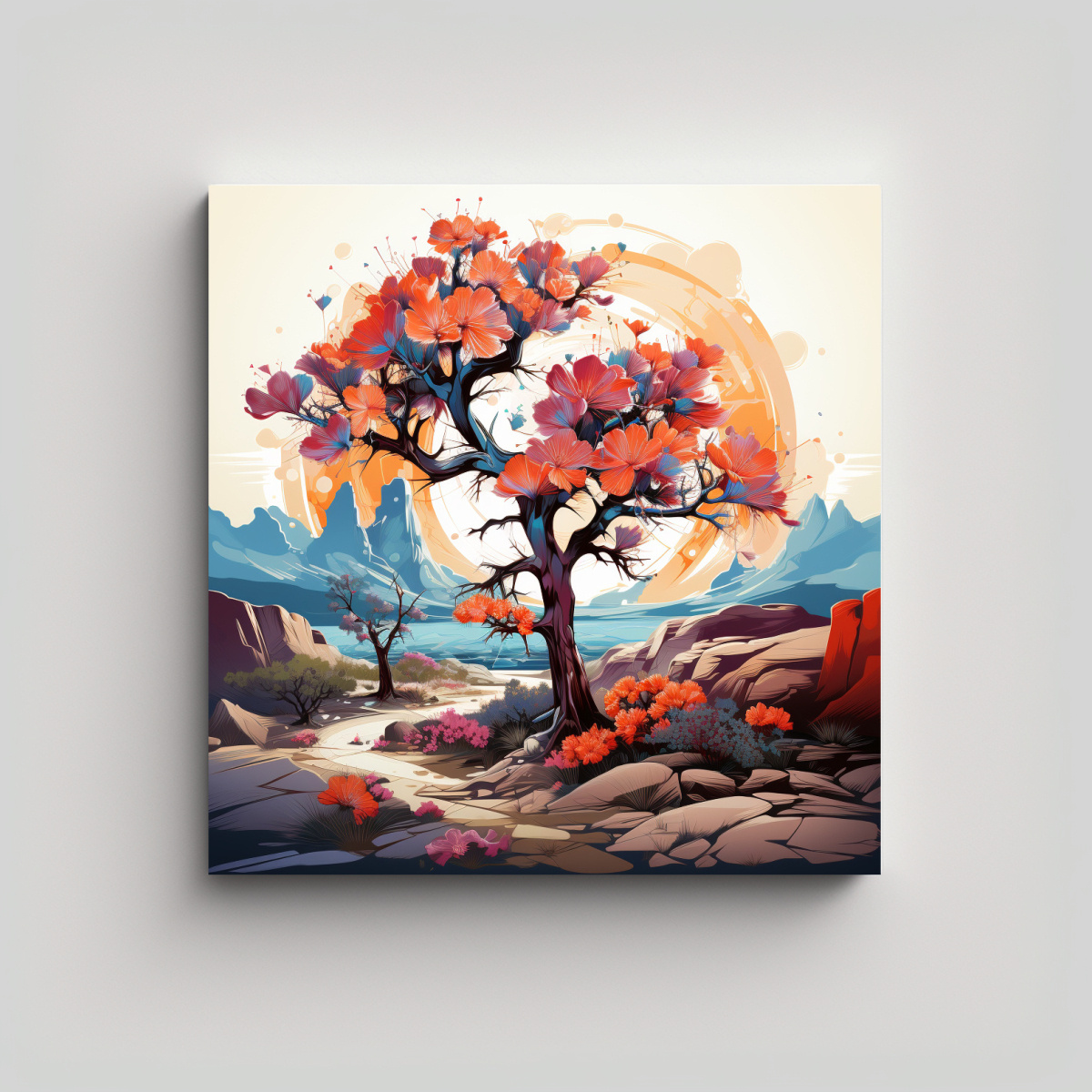 pinturas-decorativas-arte-patron-joshua-tree-en-colores-pastel-atm-sfera-neonoir-neo-po