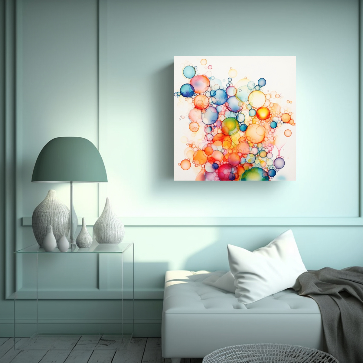 pinturas-decorativas-con-burbujas-coloridas-sobre-fondo-blanco-arte-cuadro-elegante-1