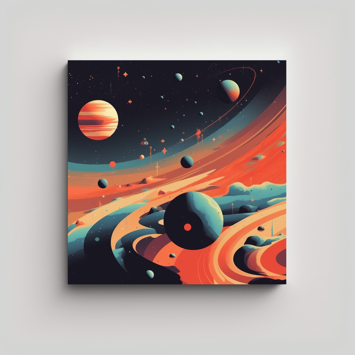 pinturas-decorativas-con-esquema-de-l-neas-finas-en-lienzo-de-tela