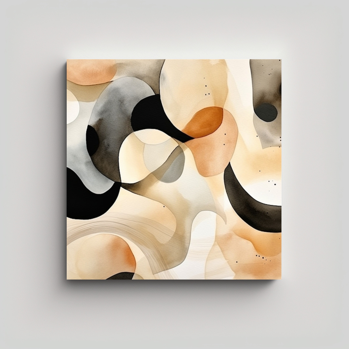 pinturas-decorativas-de-acuarela-abstracta-en-forma-de-l-neas-negras-y-beige-con-blanco