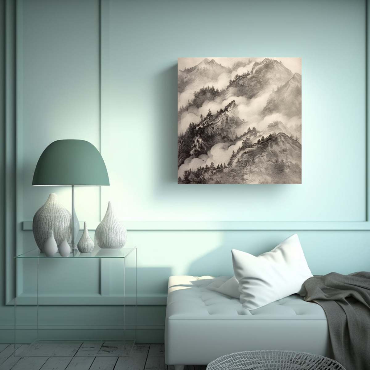 pinturas-decorativas-de-arte-estilo-galer-a-reflejo-lit-dwellr-en-diagonal-bruma-que-se-desvanece-de-arriba-a-abajo-1
