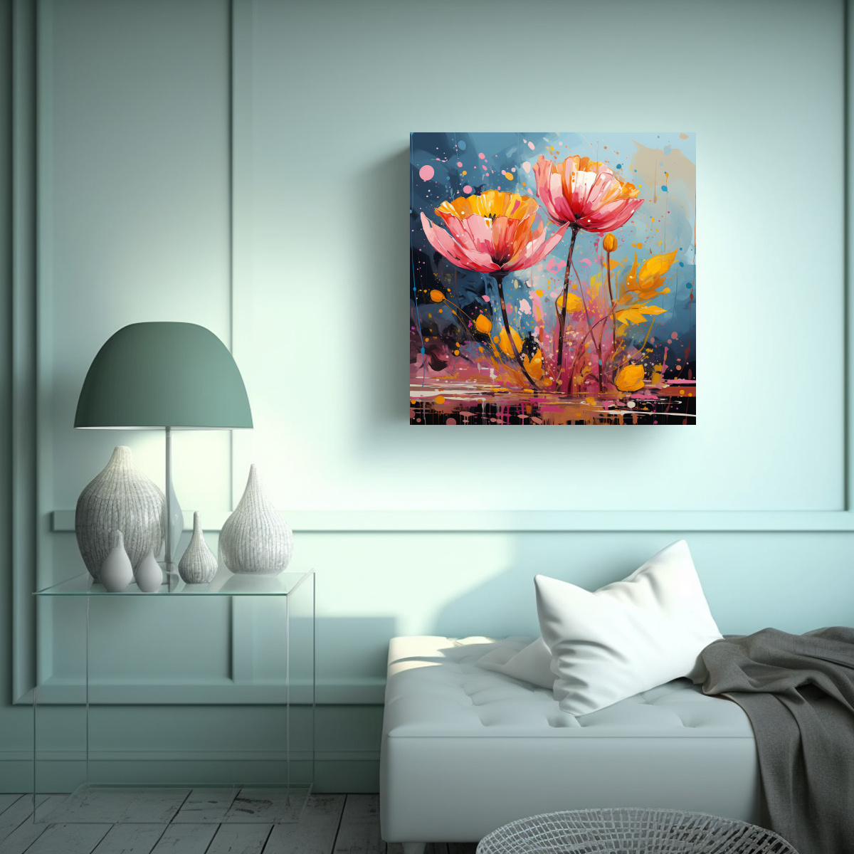 pinturas-decorativas-de-arte-movimiento-calidez-de-tr-bol-en-colores-amarillo-y-rosa-con-atm-sfera-neonoir-1