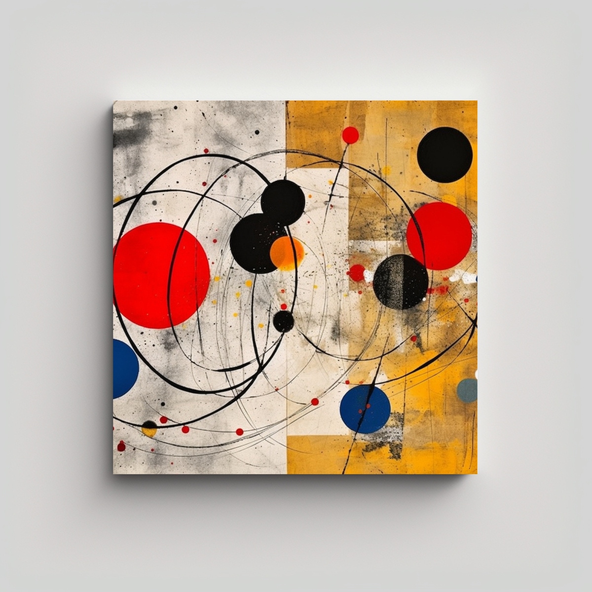 pinturas-decorativas-de-canva-collage-de-c-rculos-rojos-azules-y-negros-en-perspectiva-hermosa