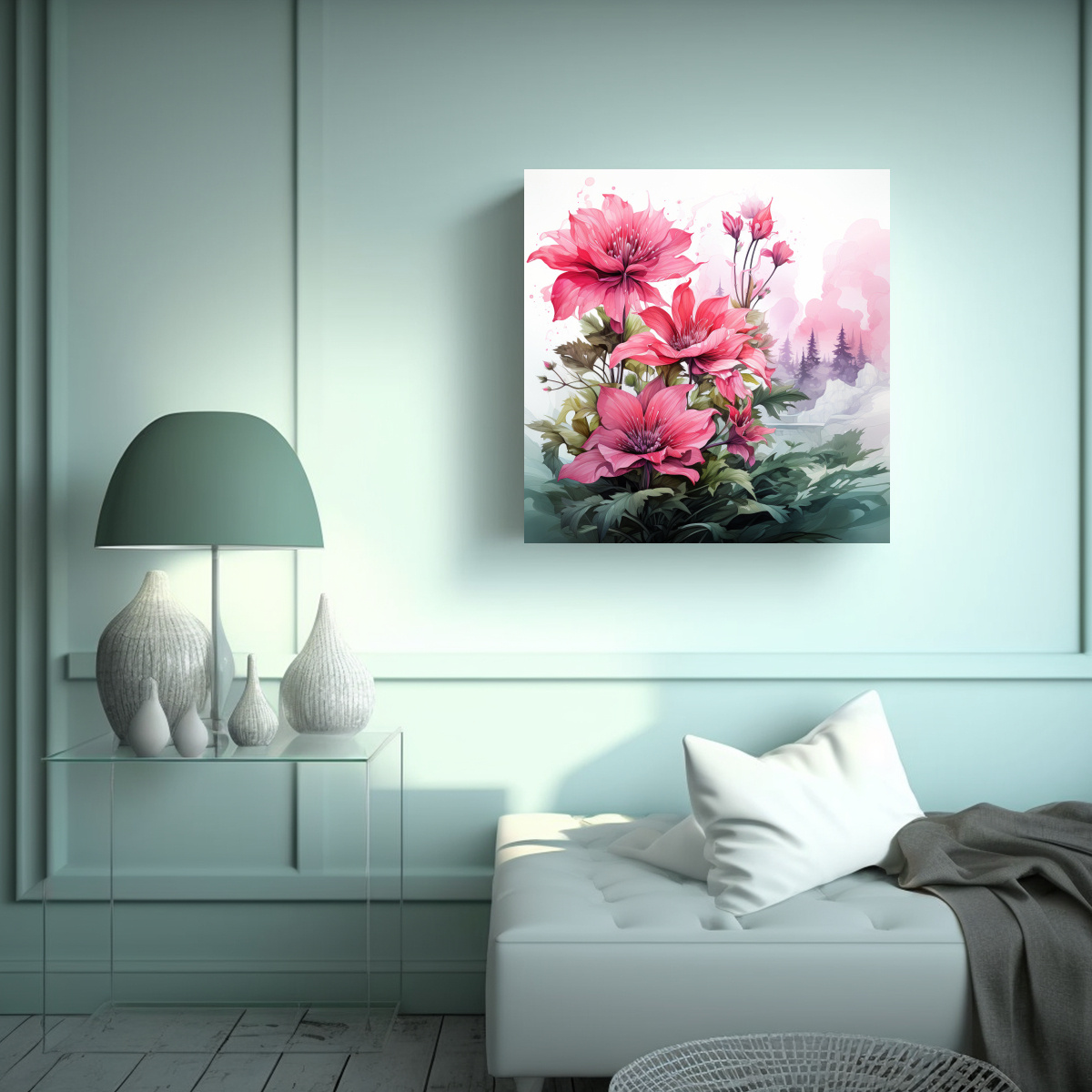 pinturas-decorativas-de-concepto-de-arte-elegante-con-hierbas-en-colores-verde-y-rosa-y-atm-sfera-neonoir-1
