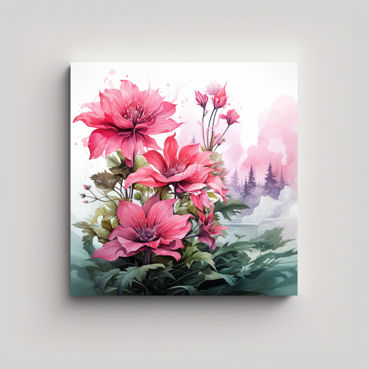 pinturas-decorativas-de-concepto-de-arte-elegante-con-hierbas-en-colores-verde-y-rosa-y-atm-sfera-neonoir