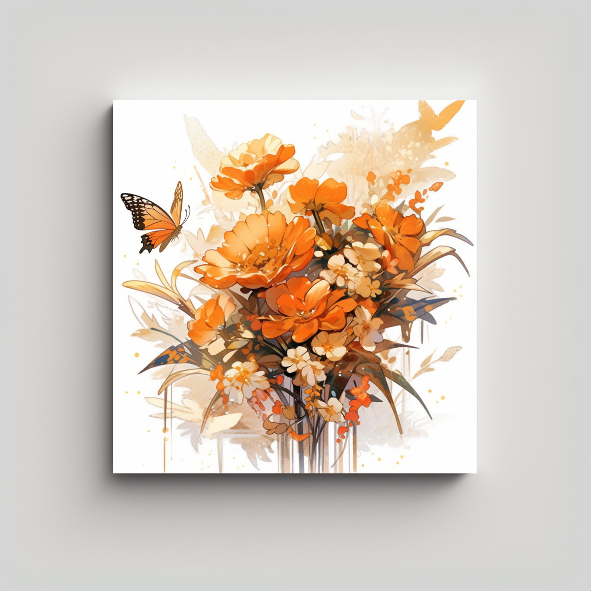 pinturas-decorativas-de-estilo-moderno-de-arte-fino-en-tonos-naranja-y-dorado-con-atm-sfera-neonoir