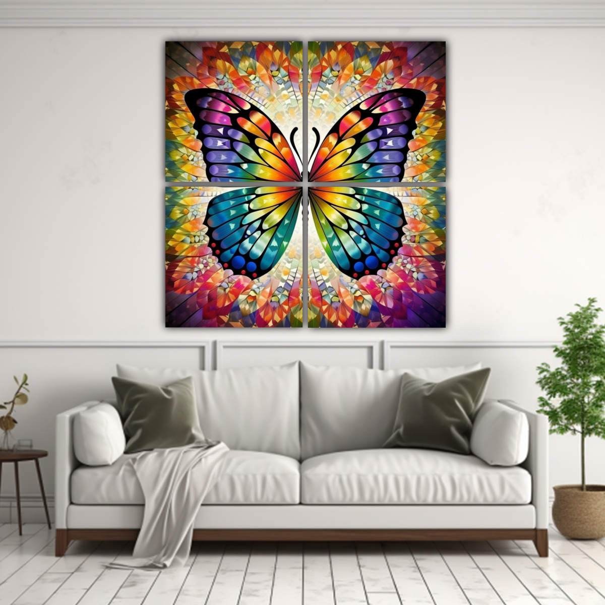 pinturas-decorativas-de-mariposas-coloridas-en-el-sal-n-1