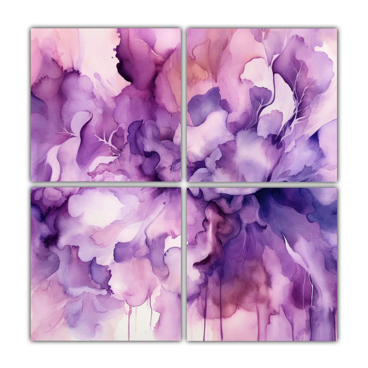 pinturas-decorativas-de-tela-creativa-con-impactante-acuarela-p-rpura-en-4-lienzos