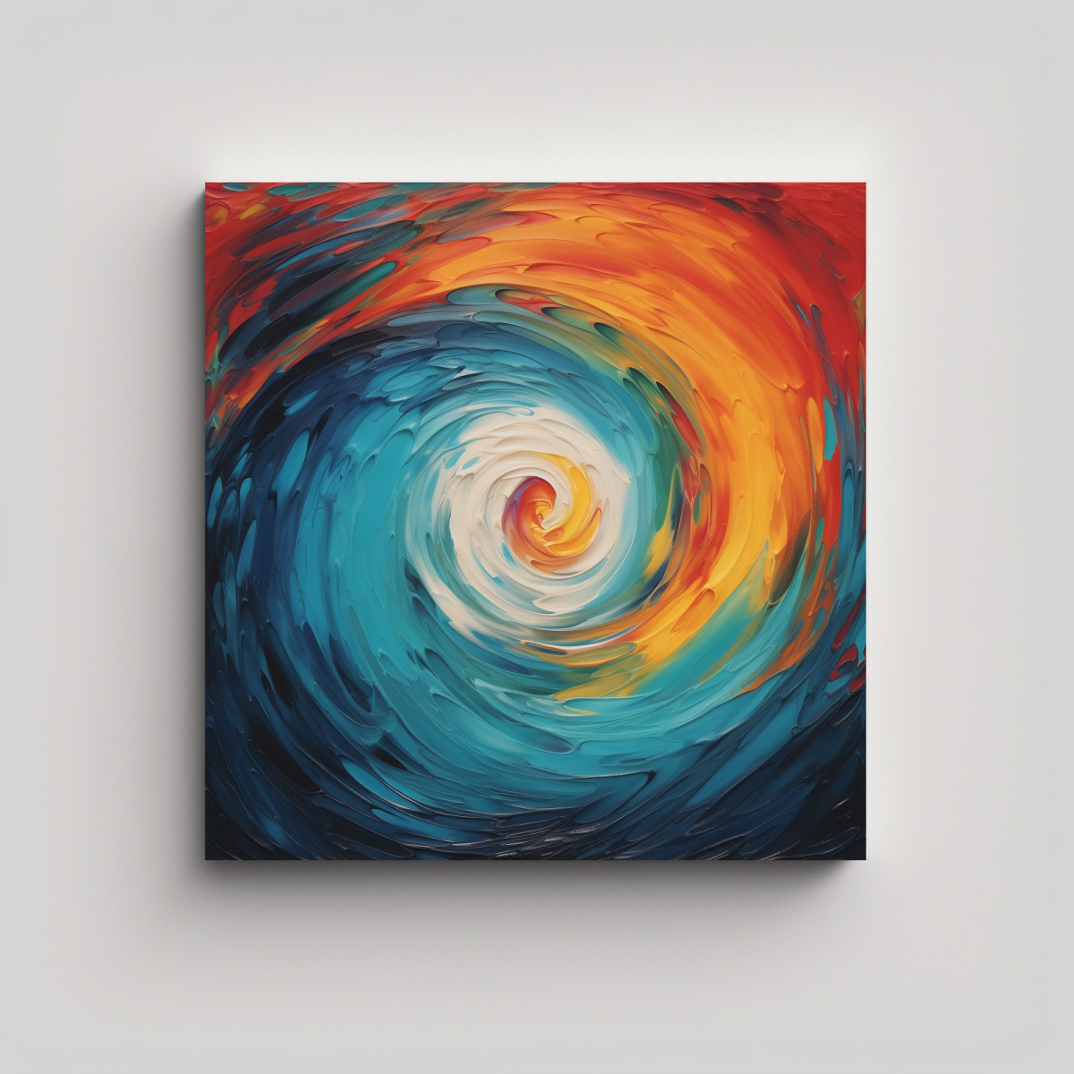 pinturas-decorativas-en-bastidor-con-dise-o-moderno-en-azul-verde-y-naranja-