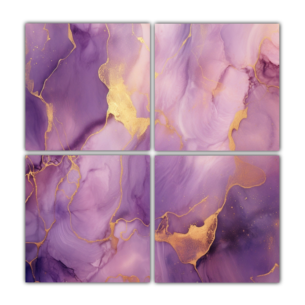 pinturas-decorativas-estilo-morado-y-dorado-de-intenso-patr-n-